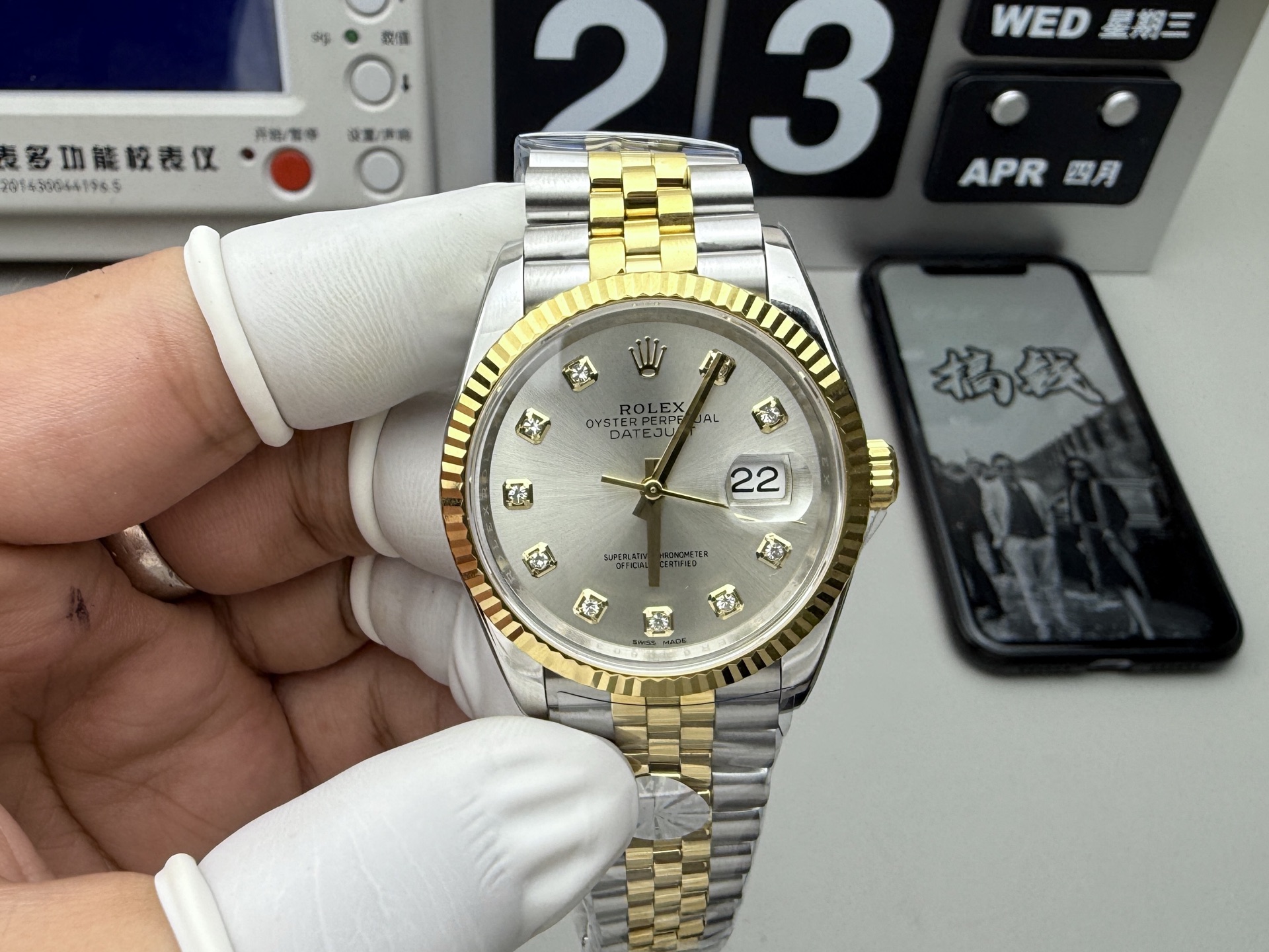 Rolex A+36间金日志
