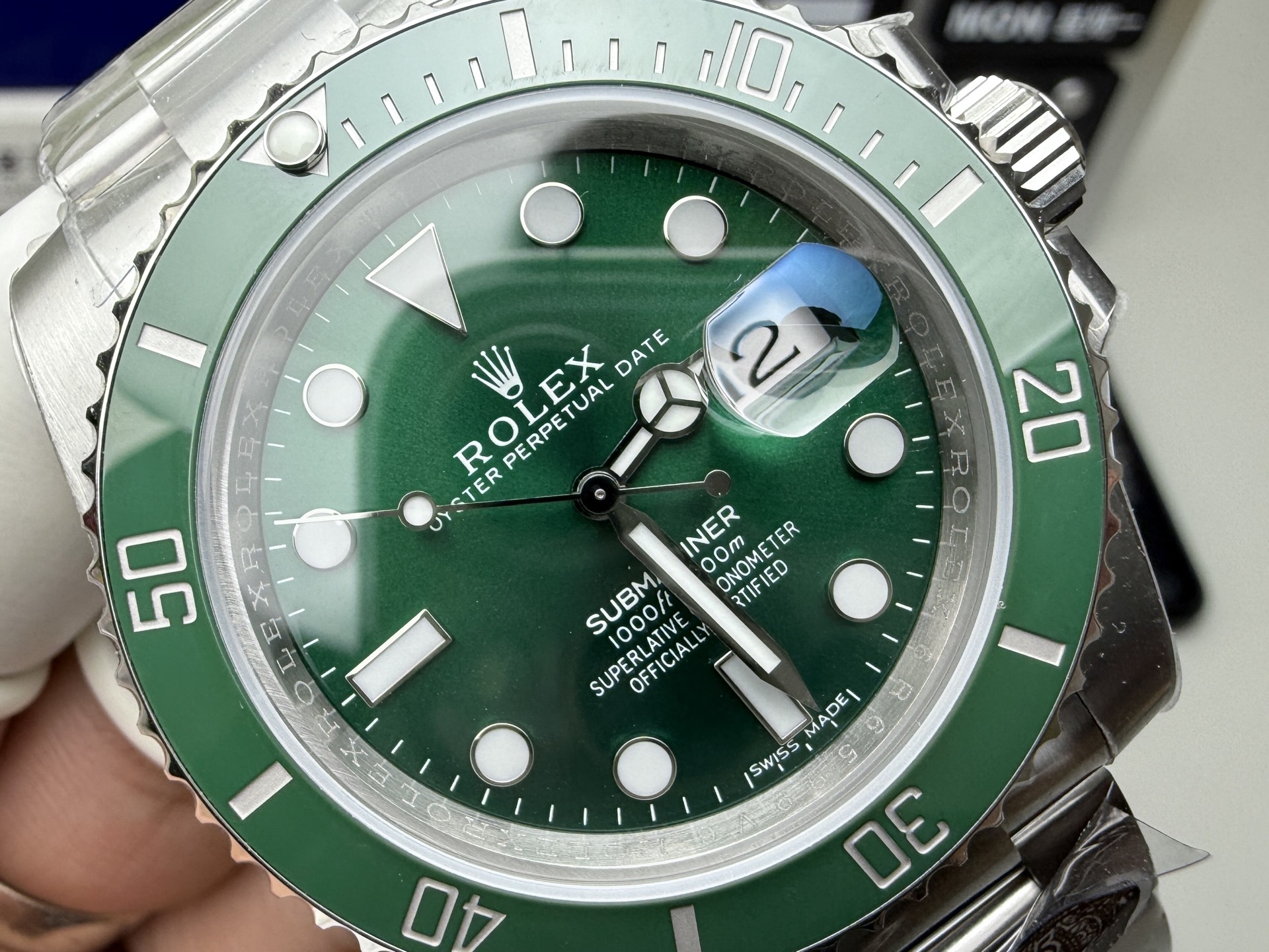 Rolex 最强分C绿水鬼 丹东3135机