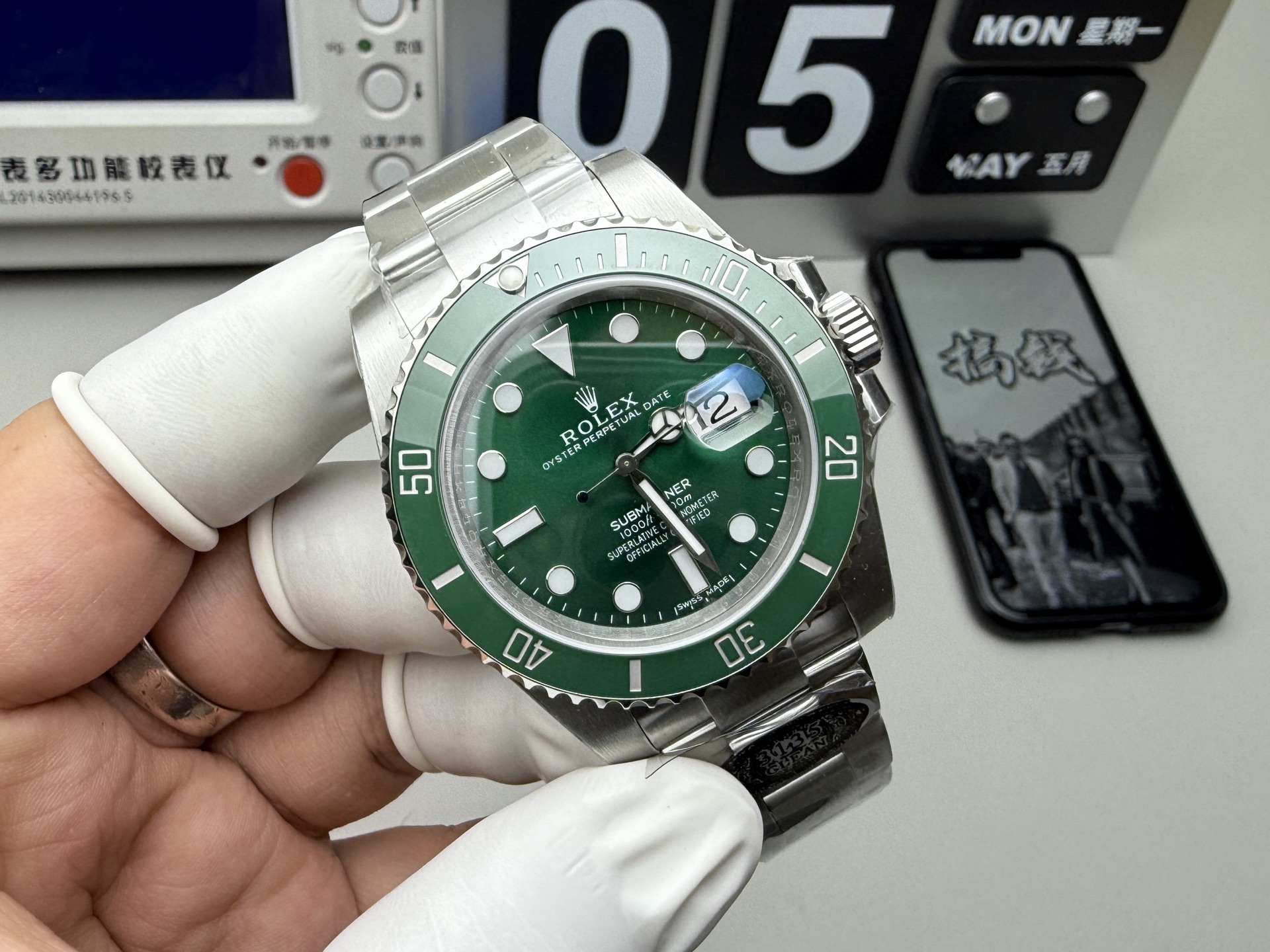 Rolex 最强分C绿水鬼 丹东3135机