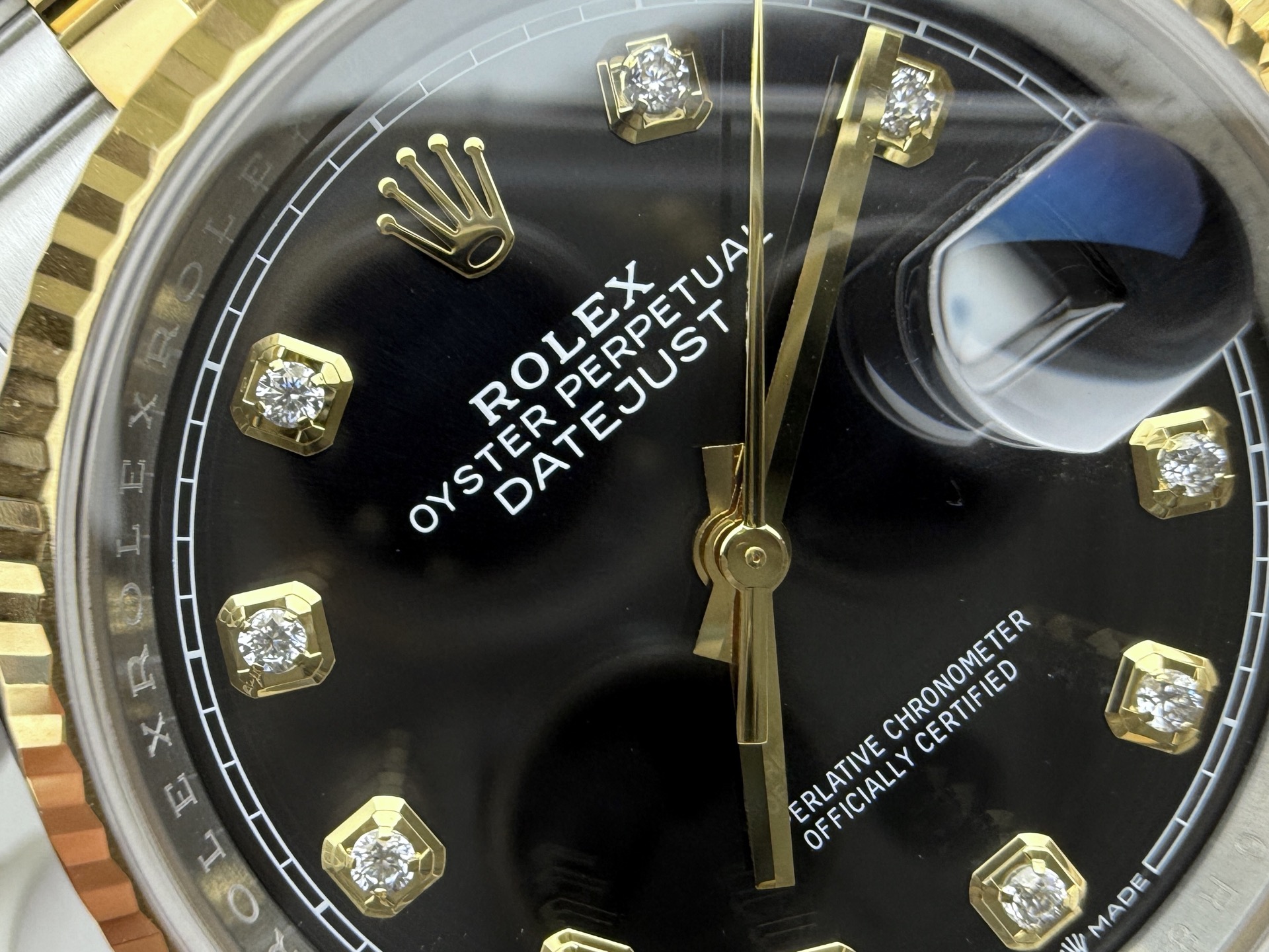 Rolex 间金黑日志36mm