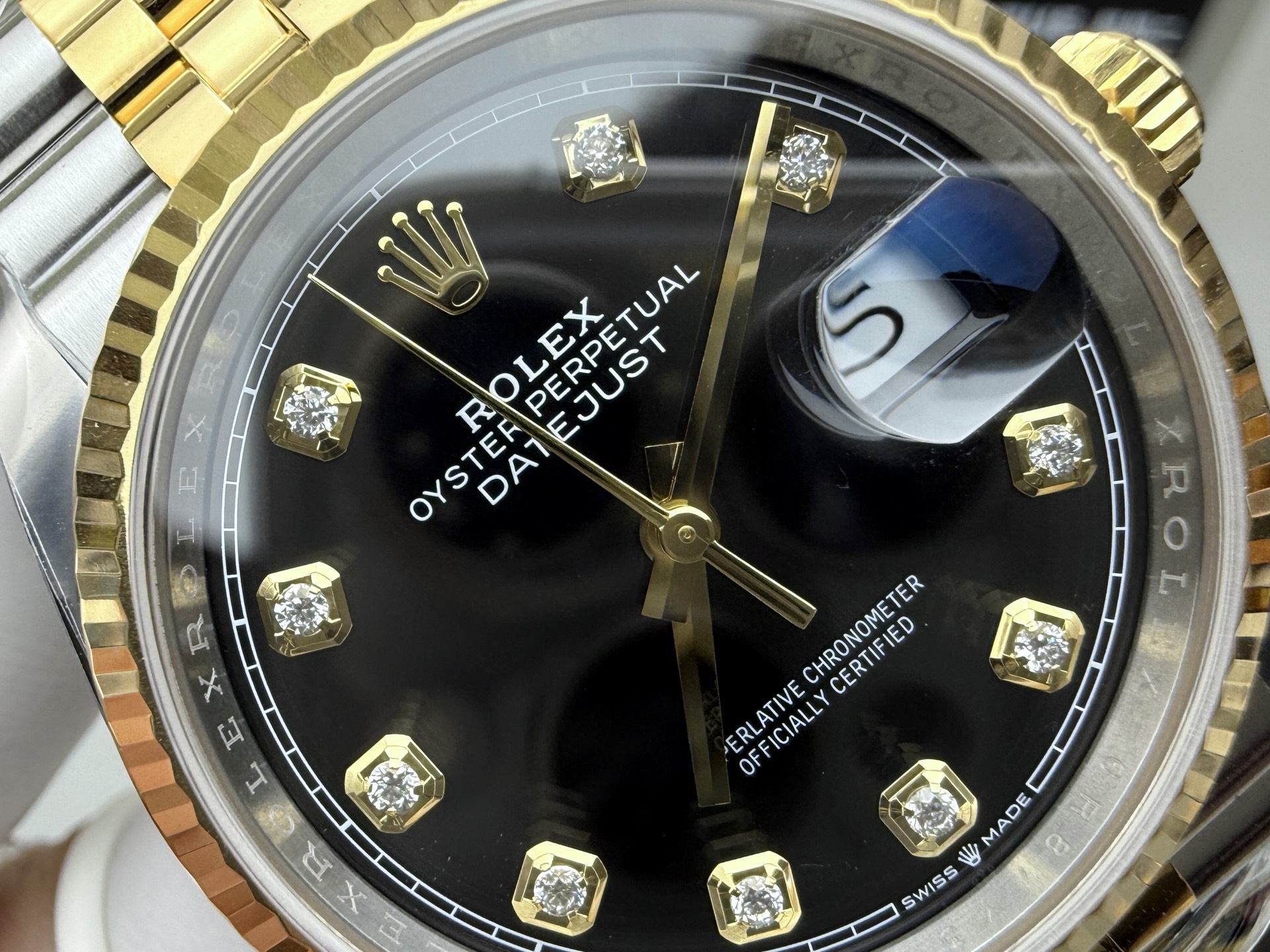 Rolex 间金黑日志36mm