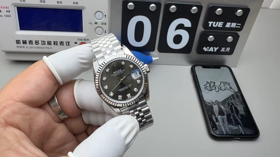 Rolex 31灰钻日志
