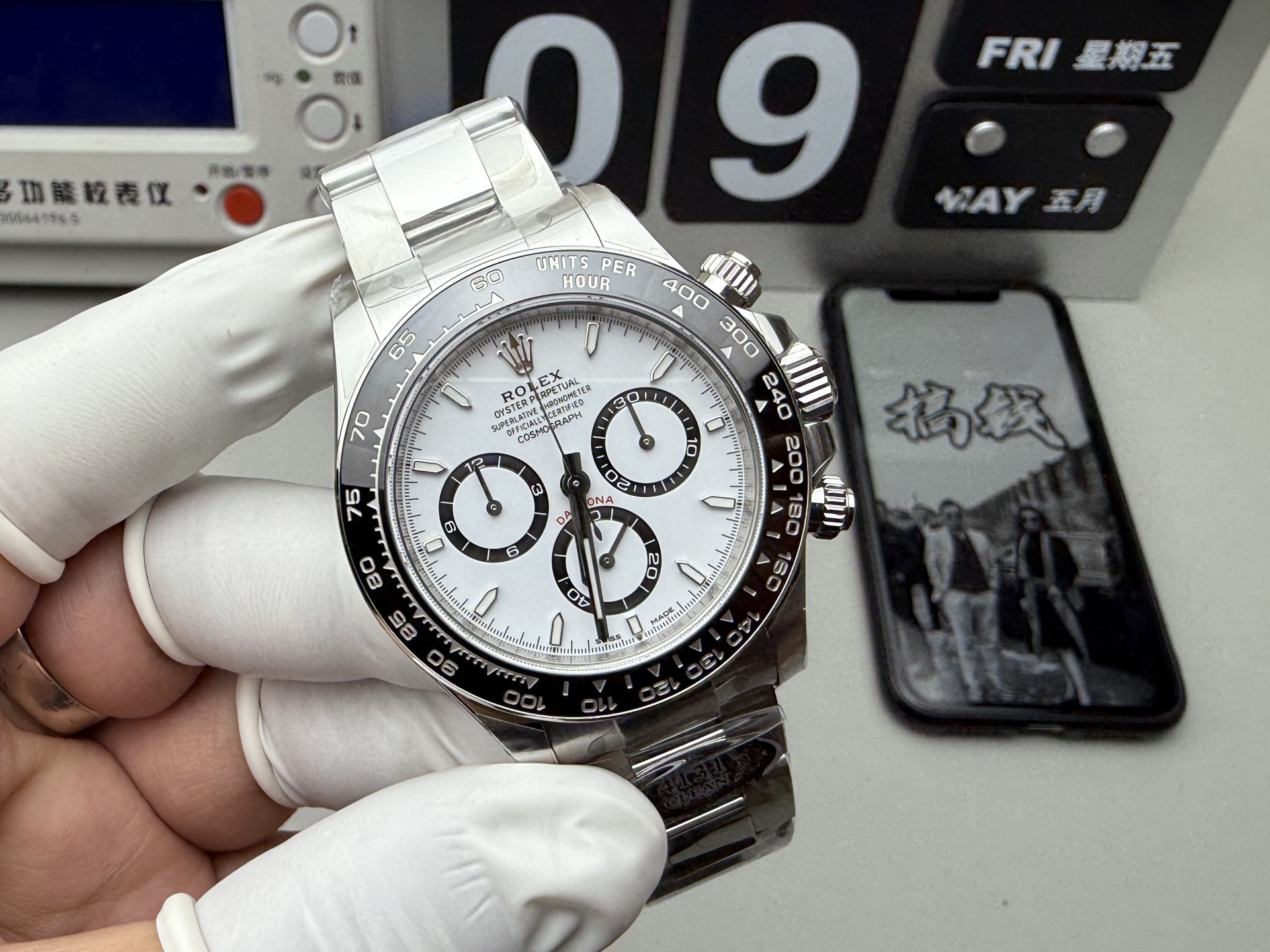 Rolex Clean熊猫迪4131机