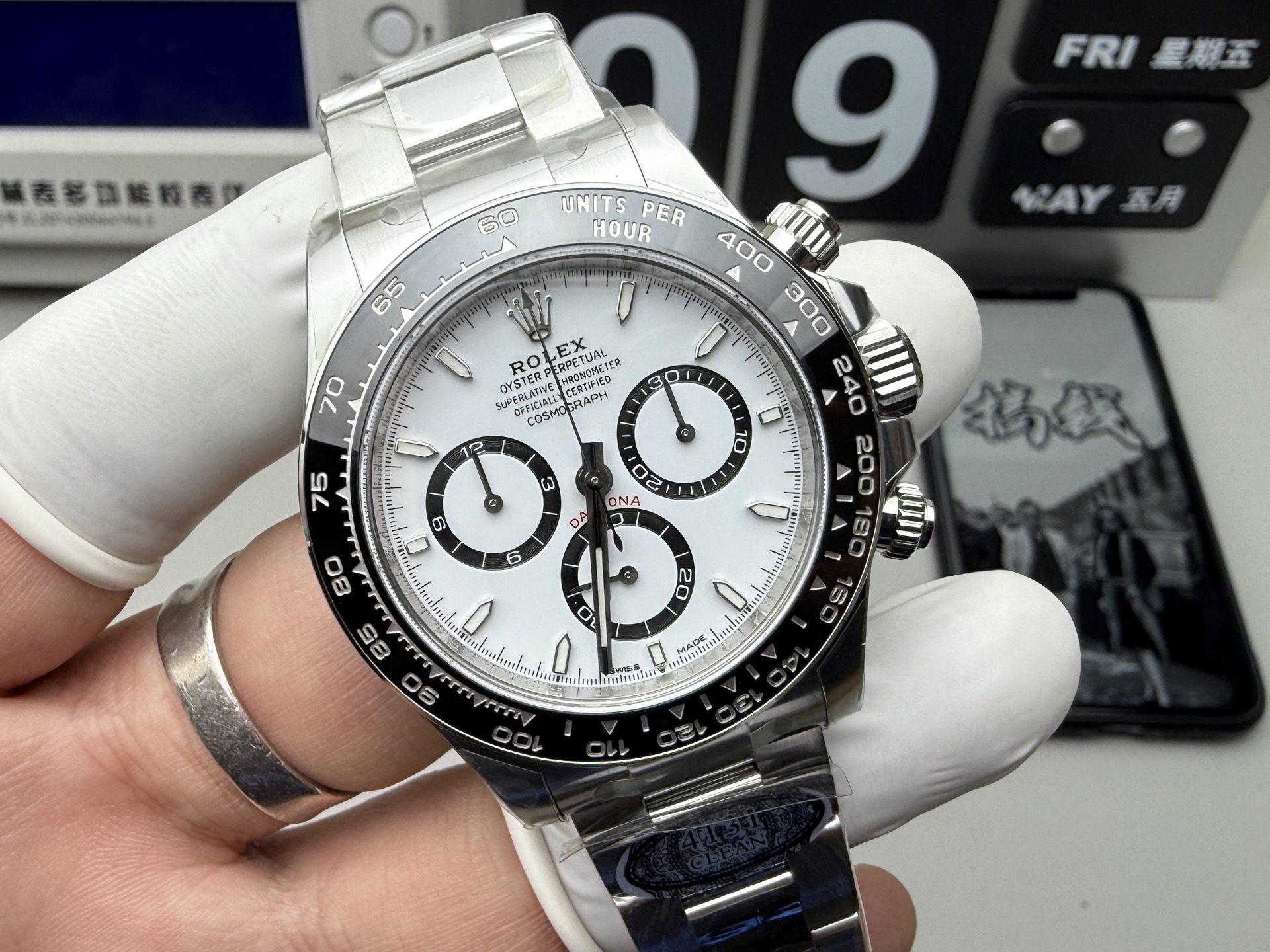 Rolex Clean熊猫迪4131机