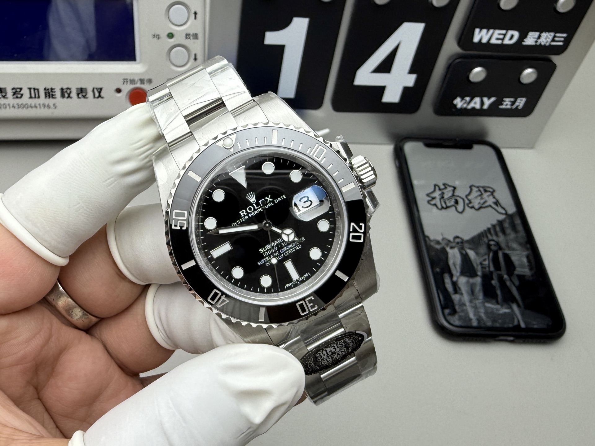 Rolex 最强分c黑水鬼 丹东3135机