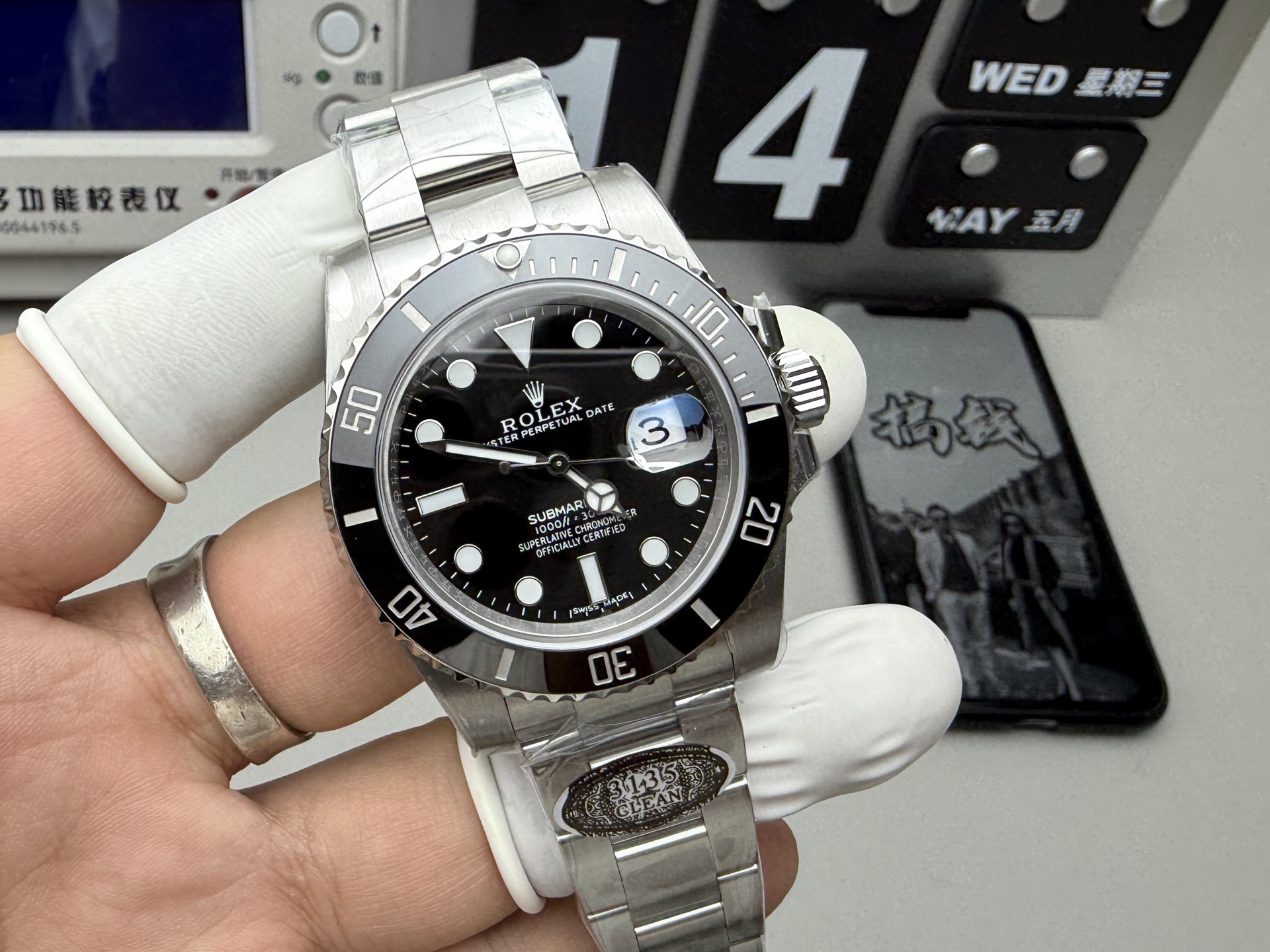 Rolex 最强分c黑水鬼 丹东3135机
