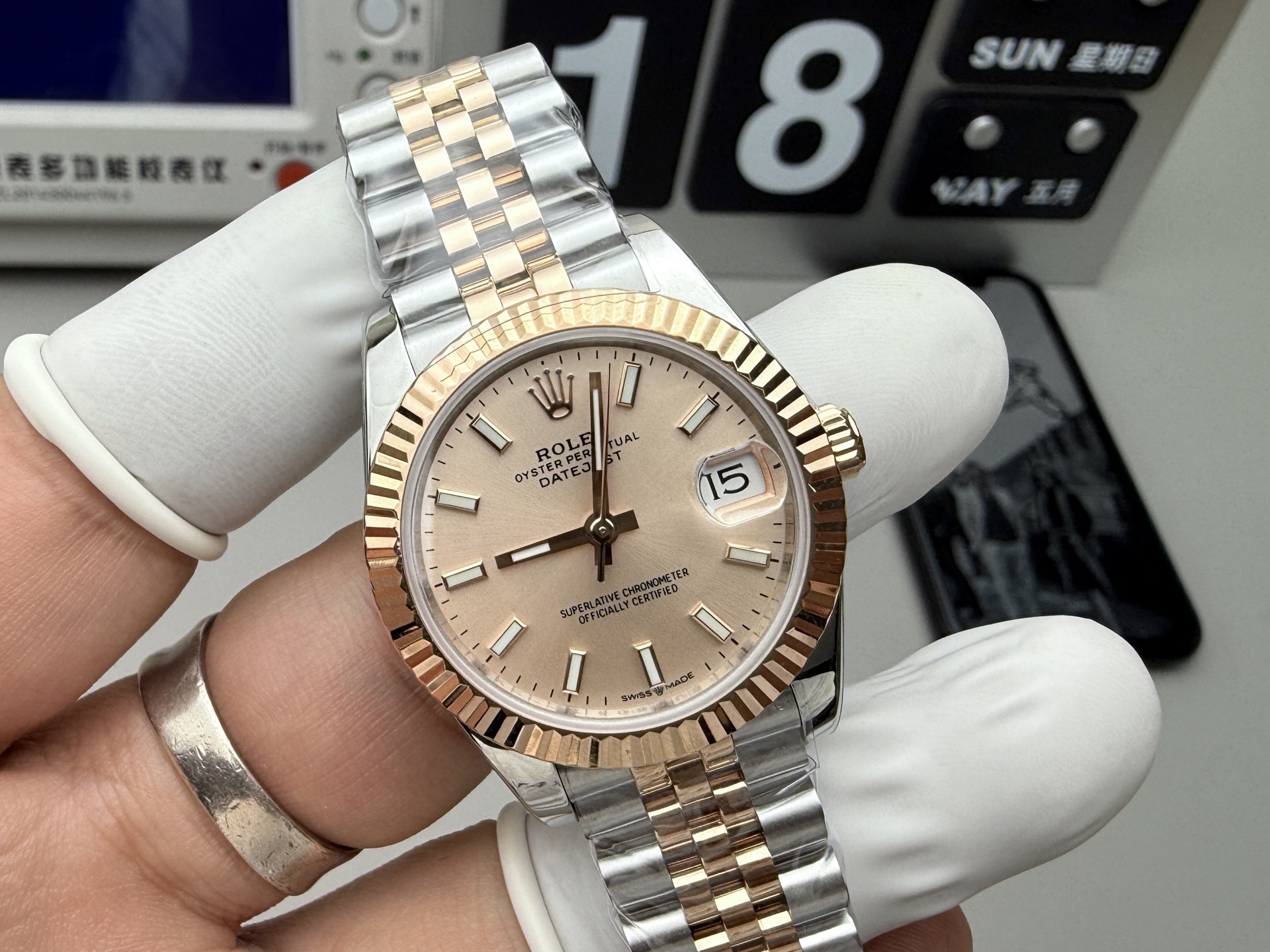 Rolex A+ 粉金日志