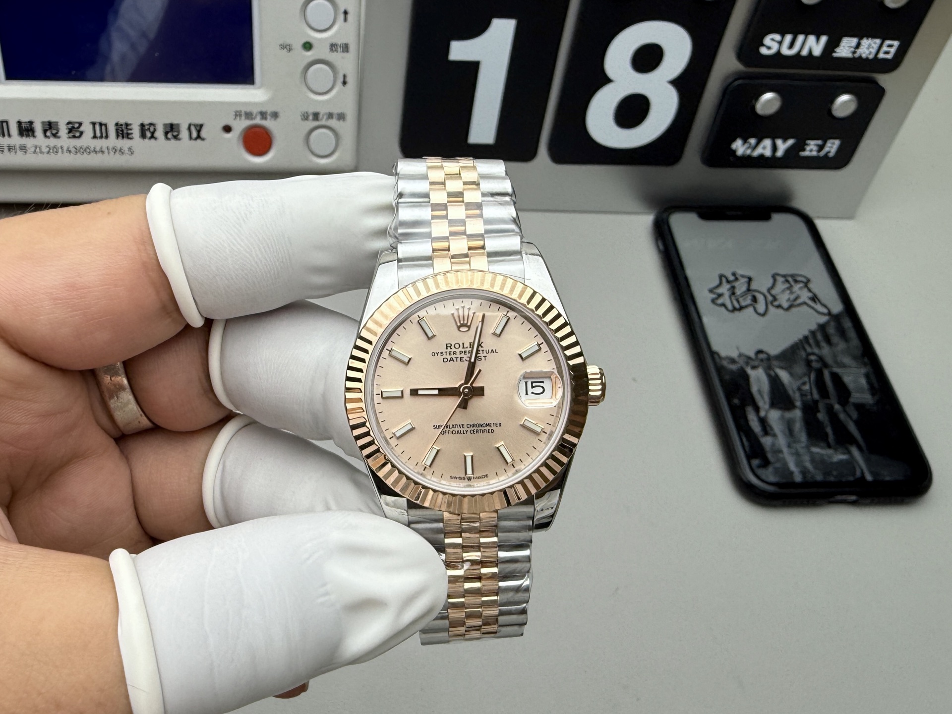 Rolex A+ 粉金日志