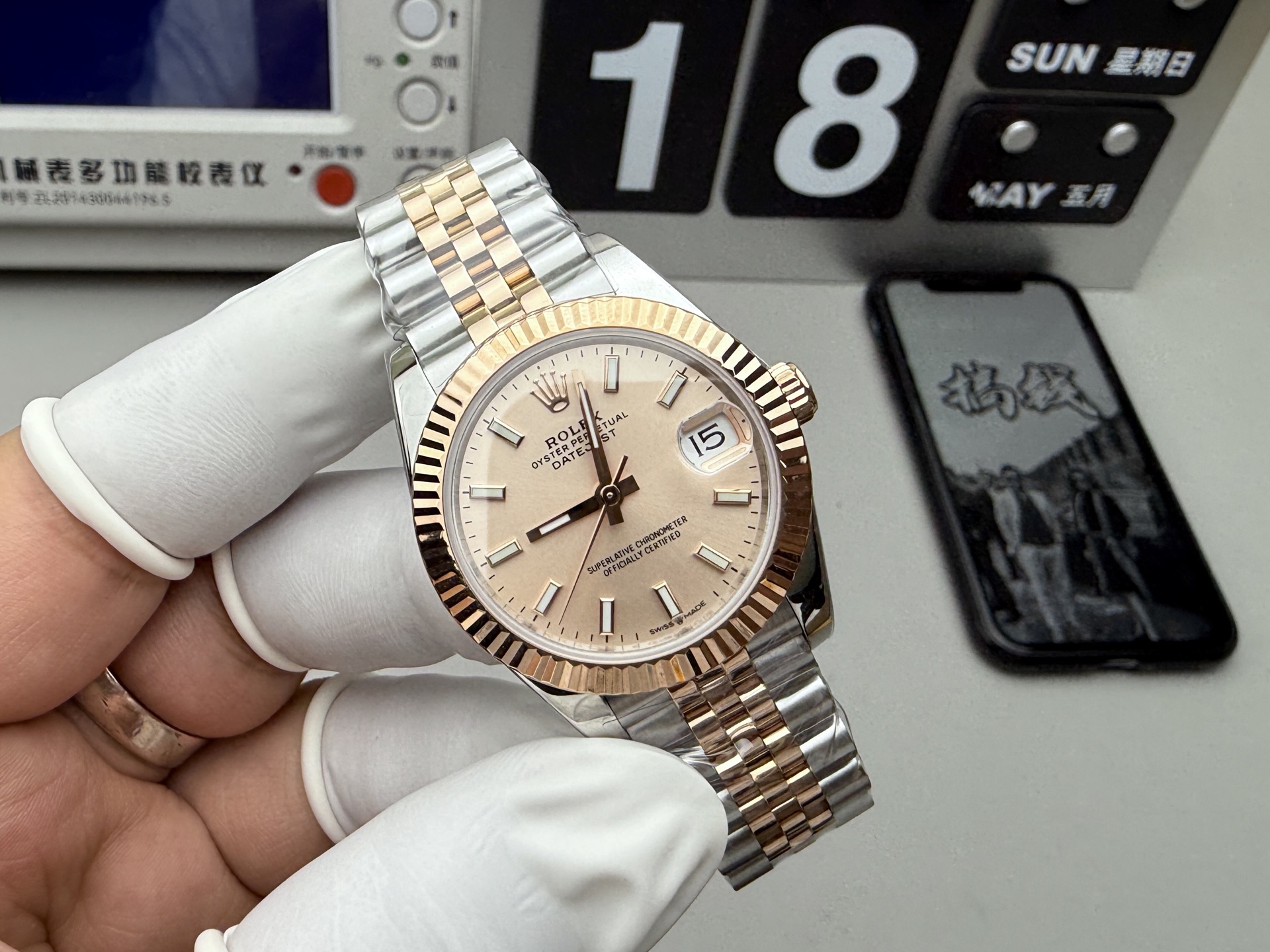 Rolex A+ 粉金日志