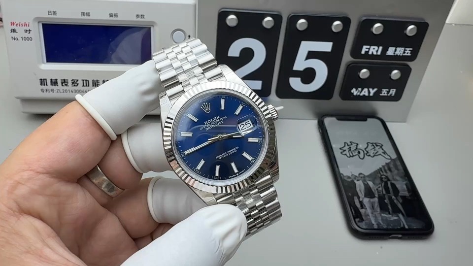 Rolex 蓝面条钉日志