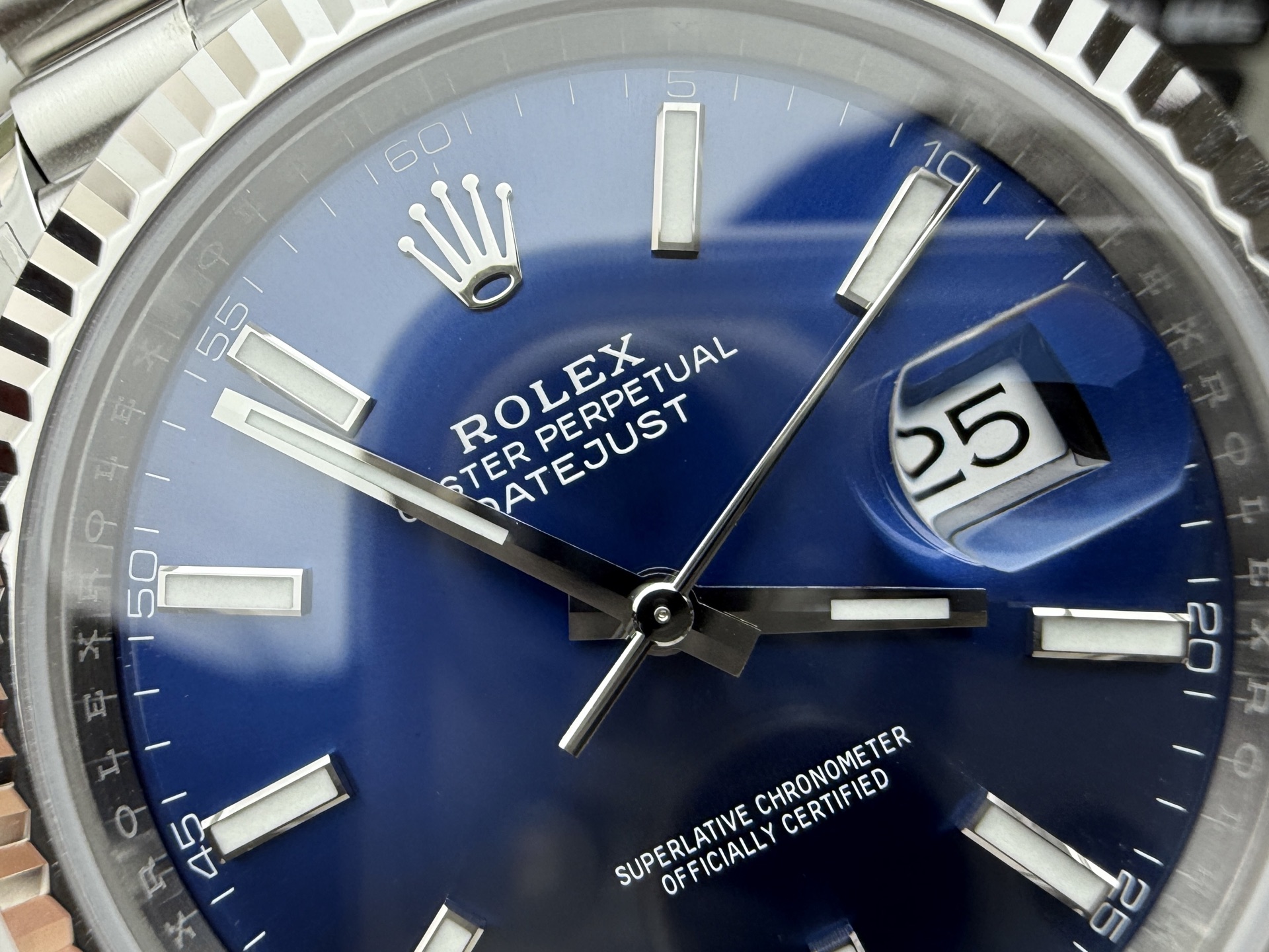 Rolex 蓝面条钉日志