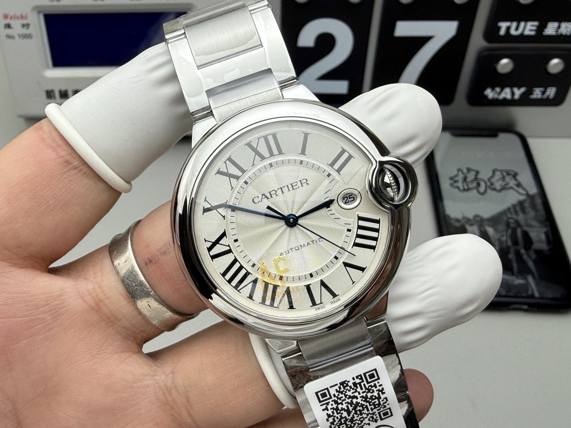 Cartier AF 钢带 球