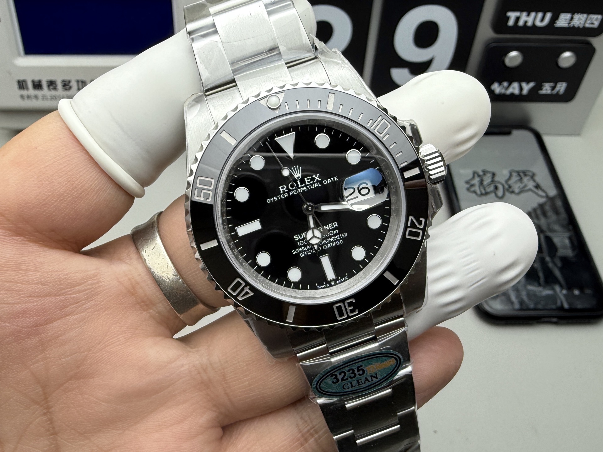 Rolex 最强分c3235黑水鬼 升级72小时