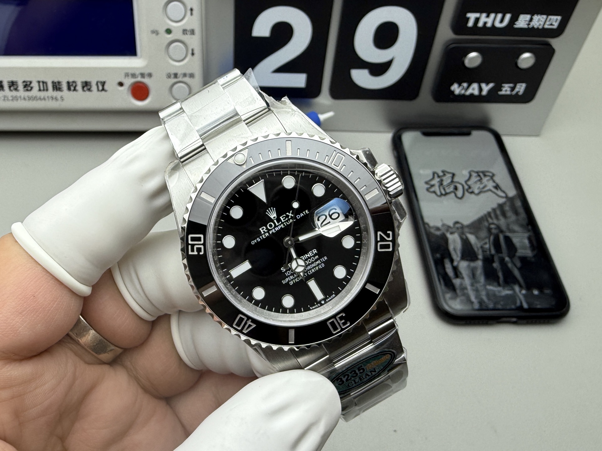 Rolex 最强分c3235黑水鬼 升级72小时