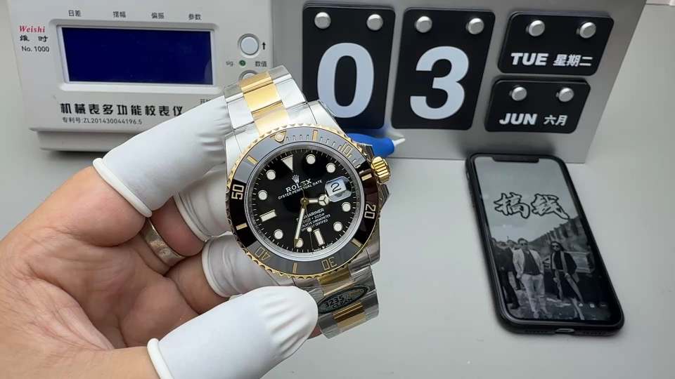 Rolex 最强分C 间金黑水鬼 升级72h