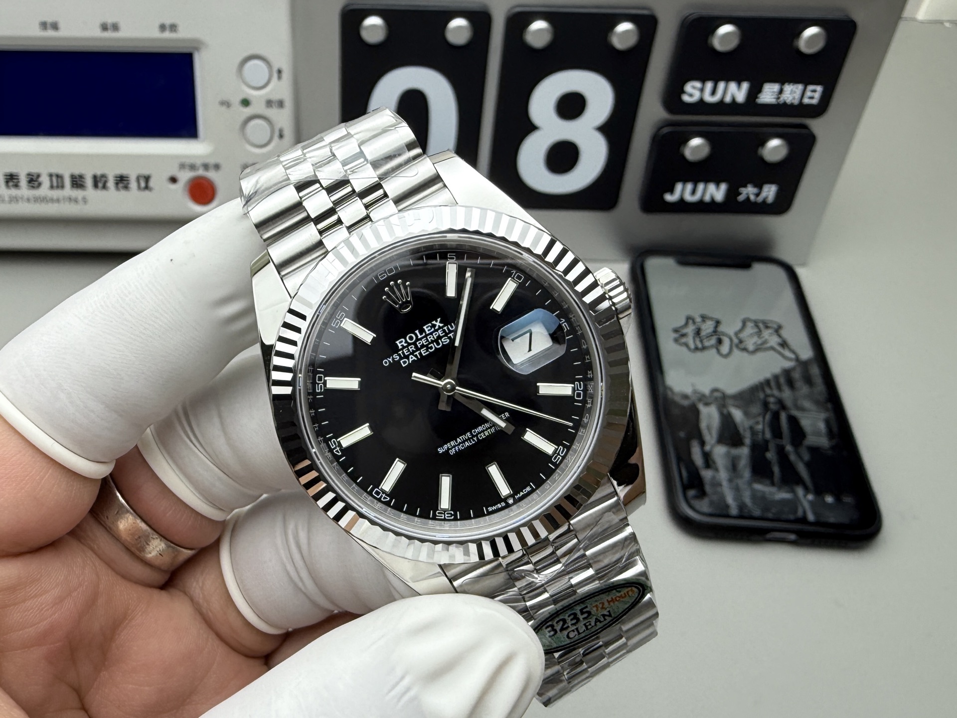 Rolex 最强分C黑日志 升级版细节图 编码已更新