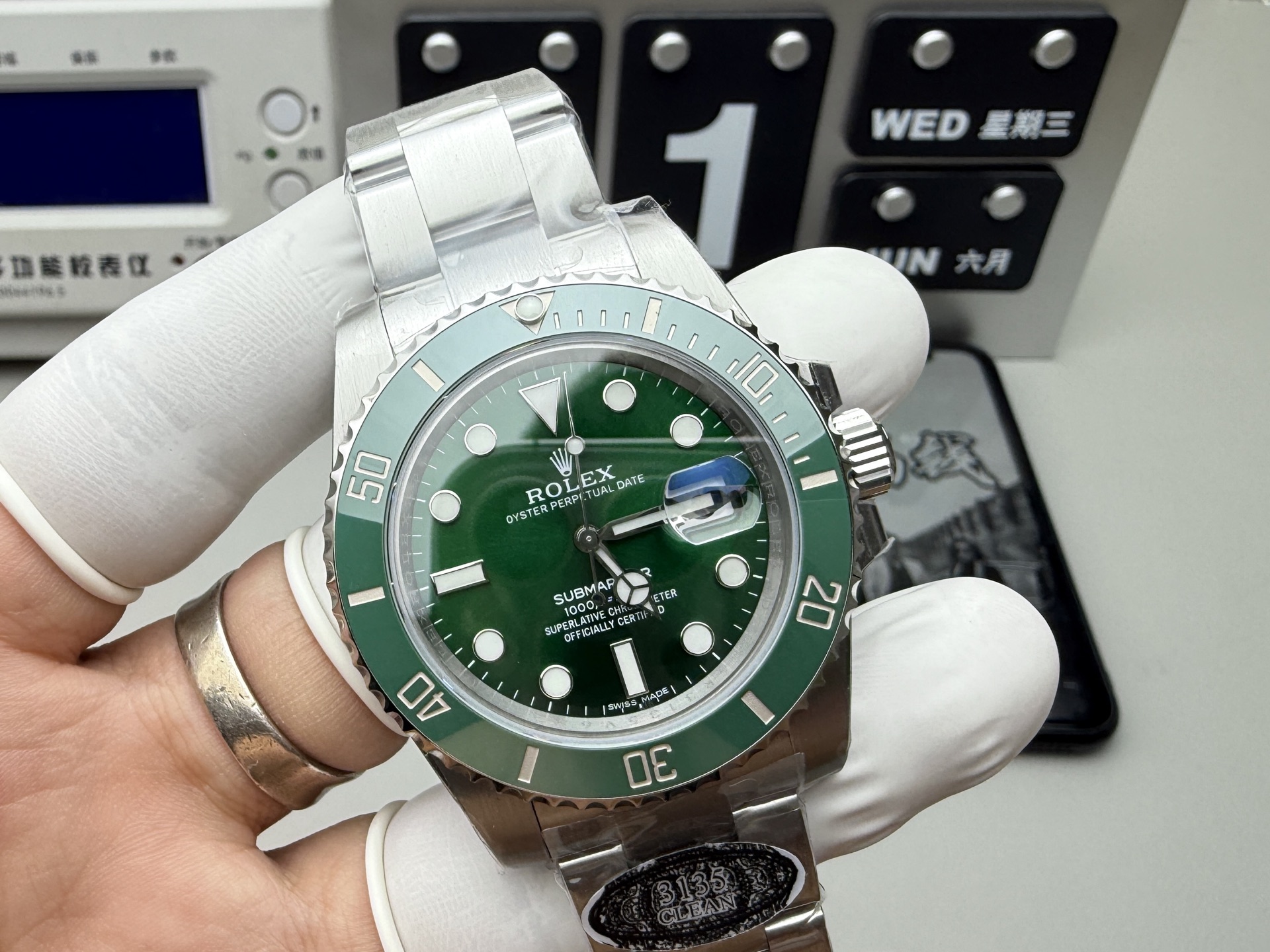 Rolex 最强分c绿水鬼 丹东3135机芯