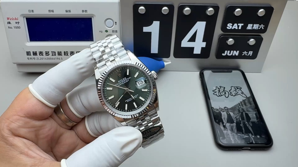 Rolex 最强分c薄荷绿日志，升级72小时