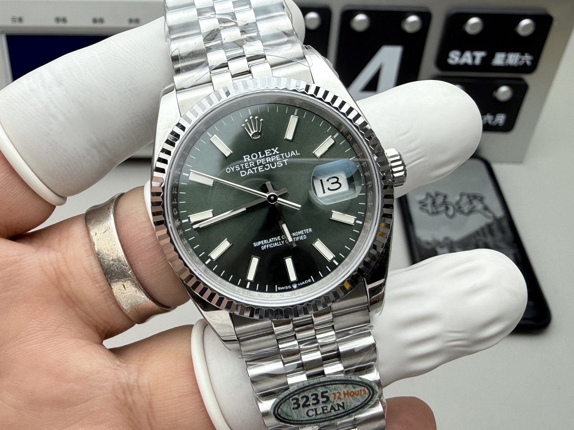 Rolex 最强分c薄荷绿日志，升级72小时