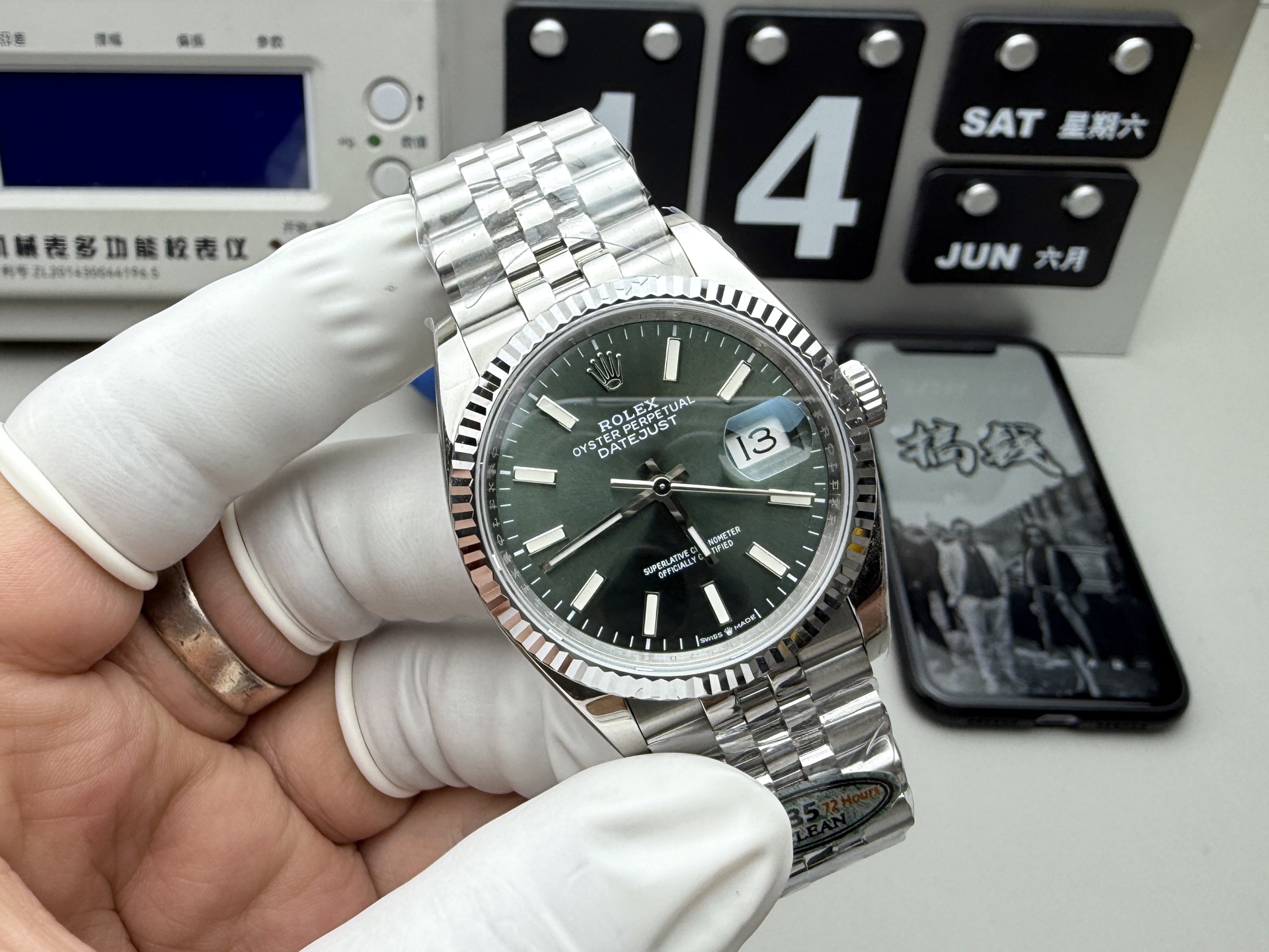 Rolex 最强分c薄荷绿日志，升级72小时