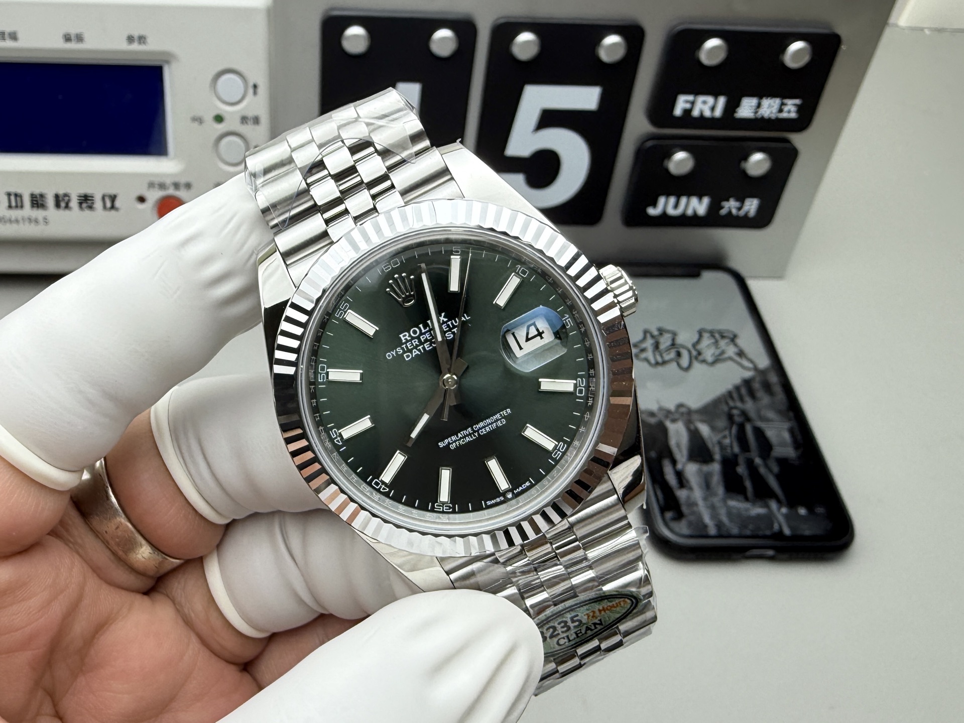 Rolex 最强分c薄荷绿日志，升级72小时