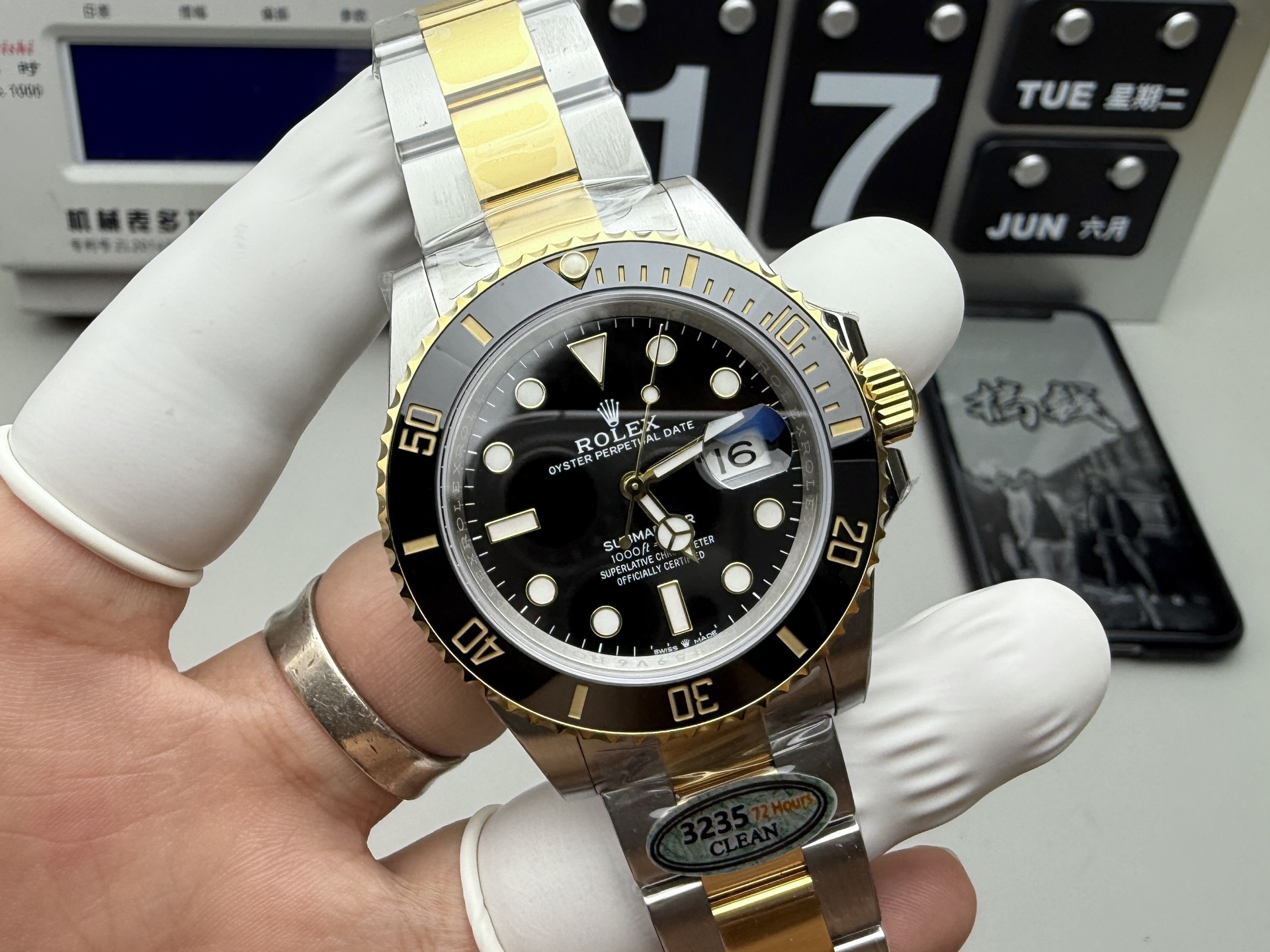 Rolex 最强分c间金黑水鬼不漏白，升级72小时