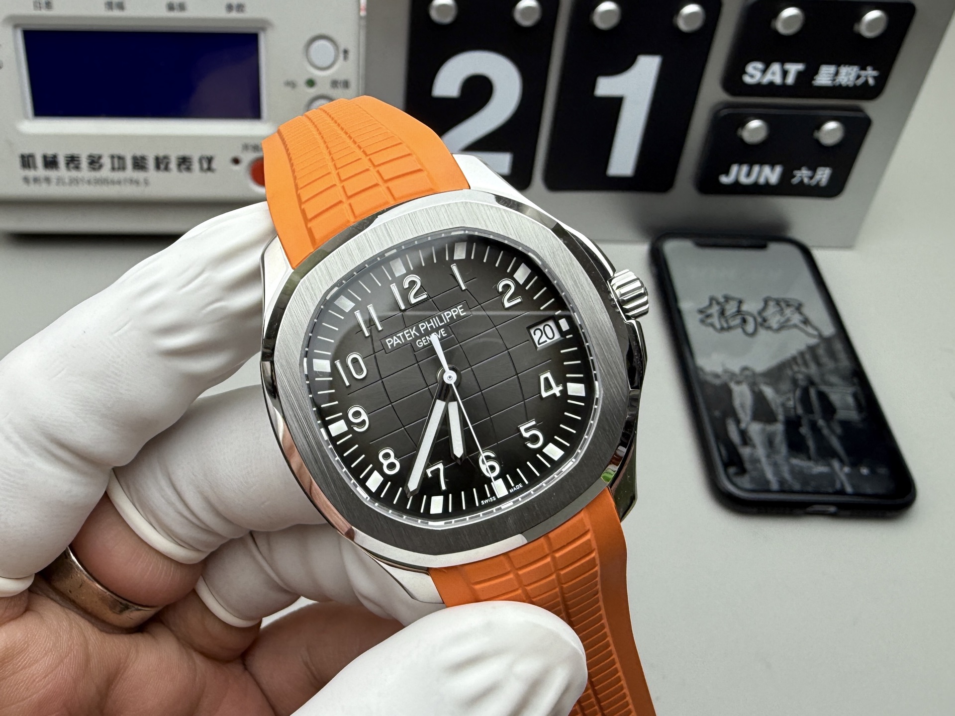 Patek Philippe 3k 橙胶手雷