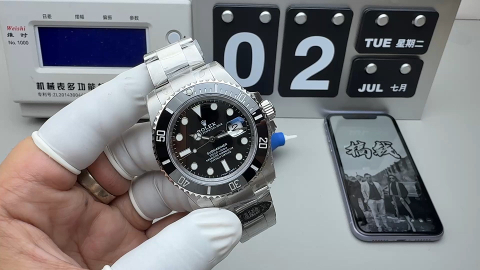 Rolex 最强分c黑水鬼 丹东3135机芯