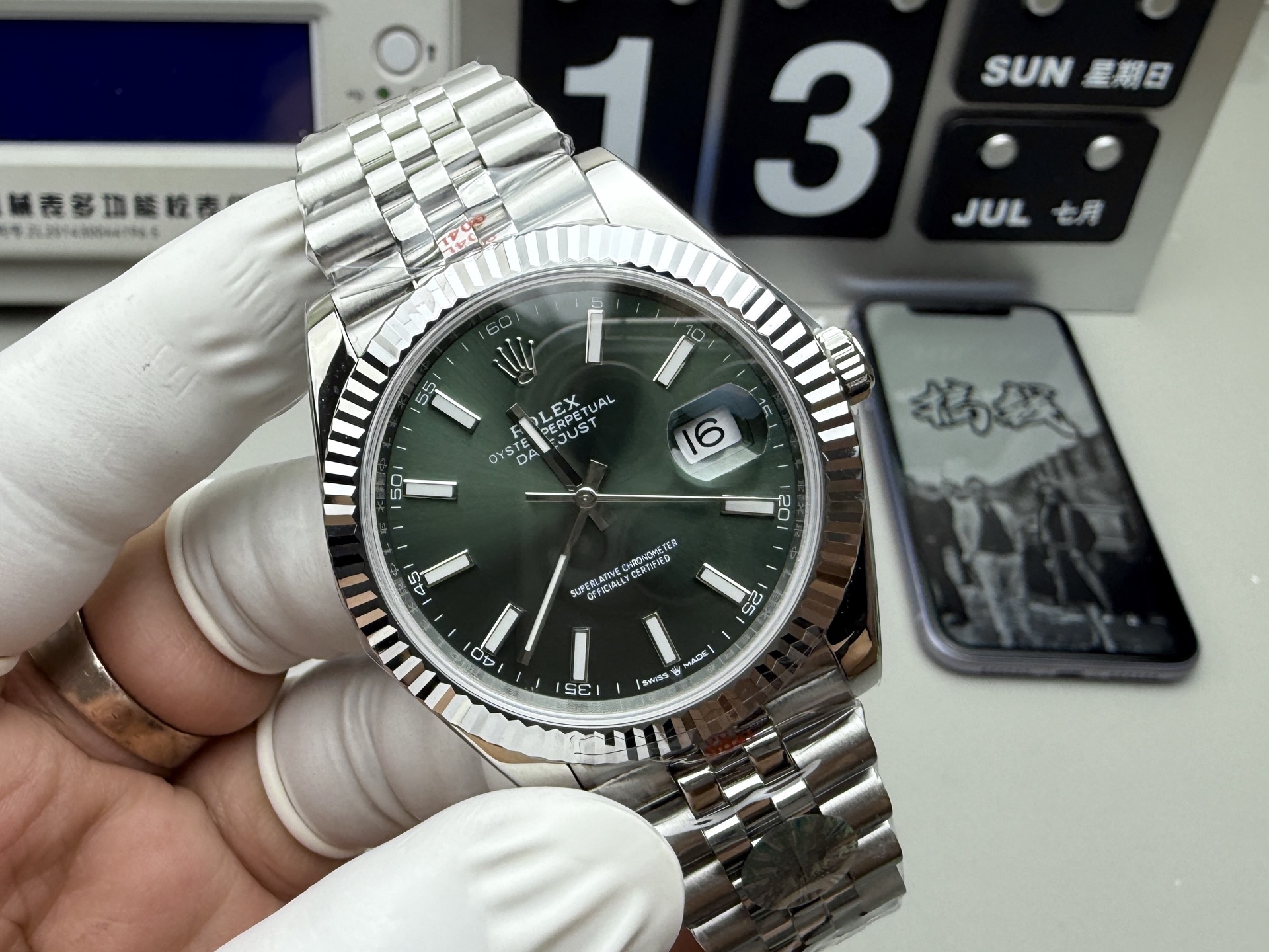 Rolex A+ 薄荷绿日志