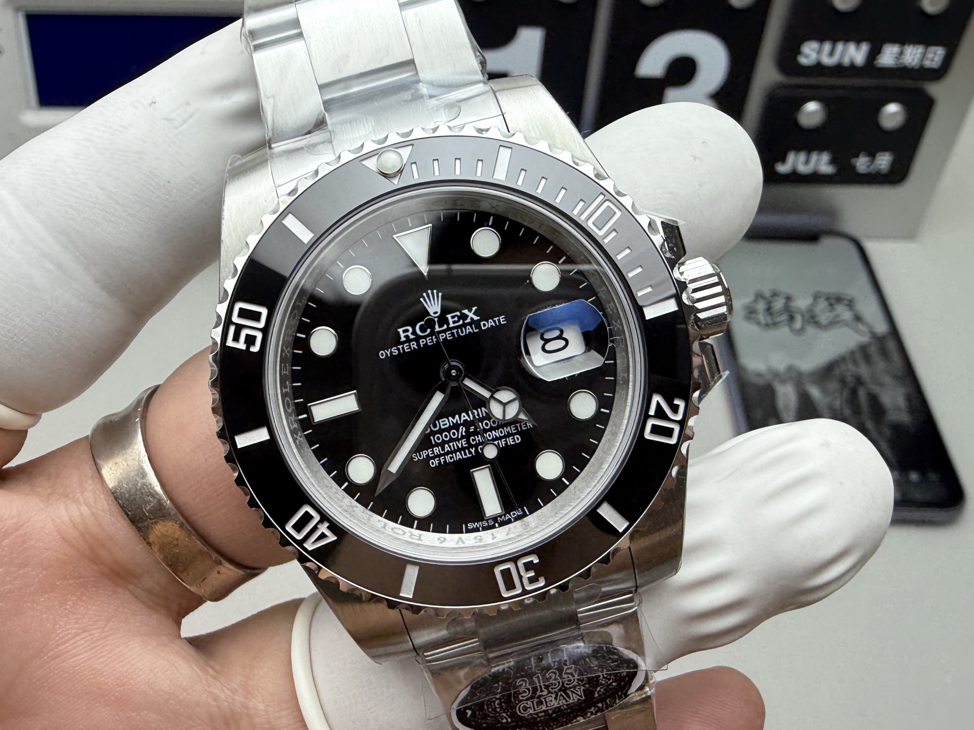 Rolex 最强分c黑水鬼 丹东3135机芯