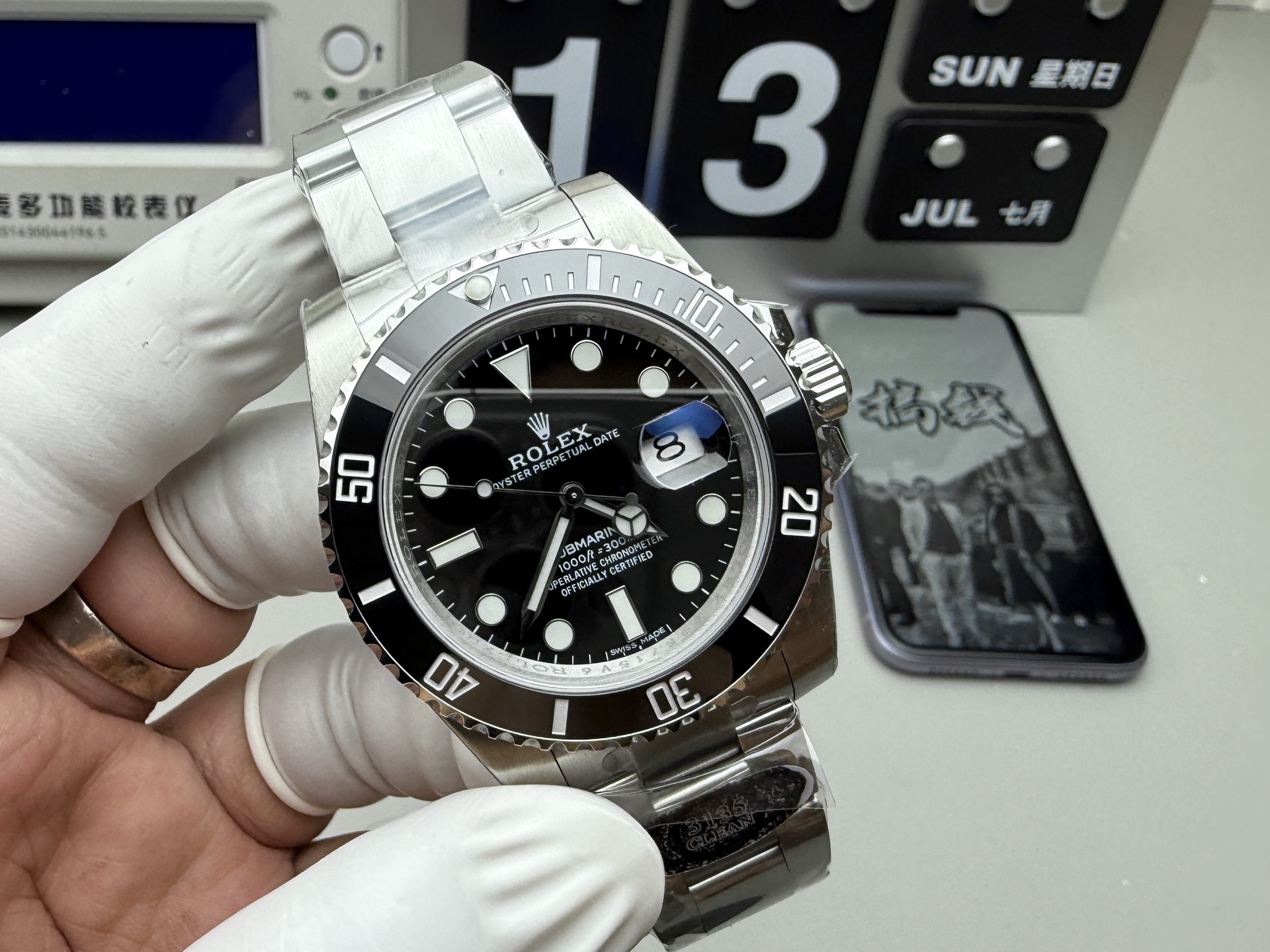 Rolex 最强分c黑水鬼 丹东3135机芯
