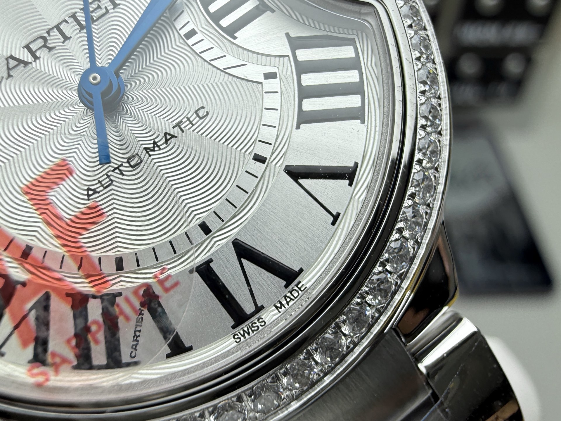 Cartier AF 钻圈蓝气球33mm