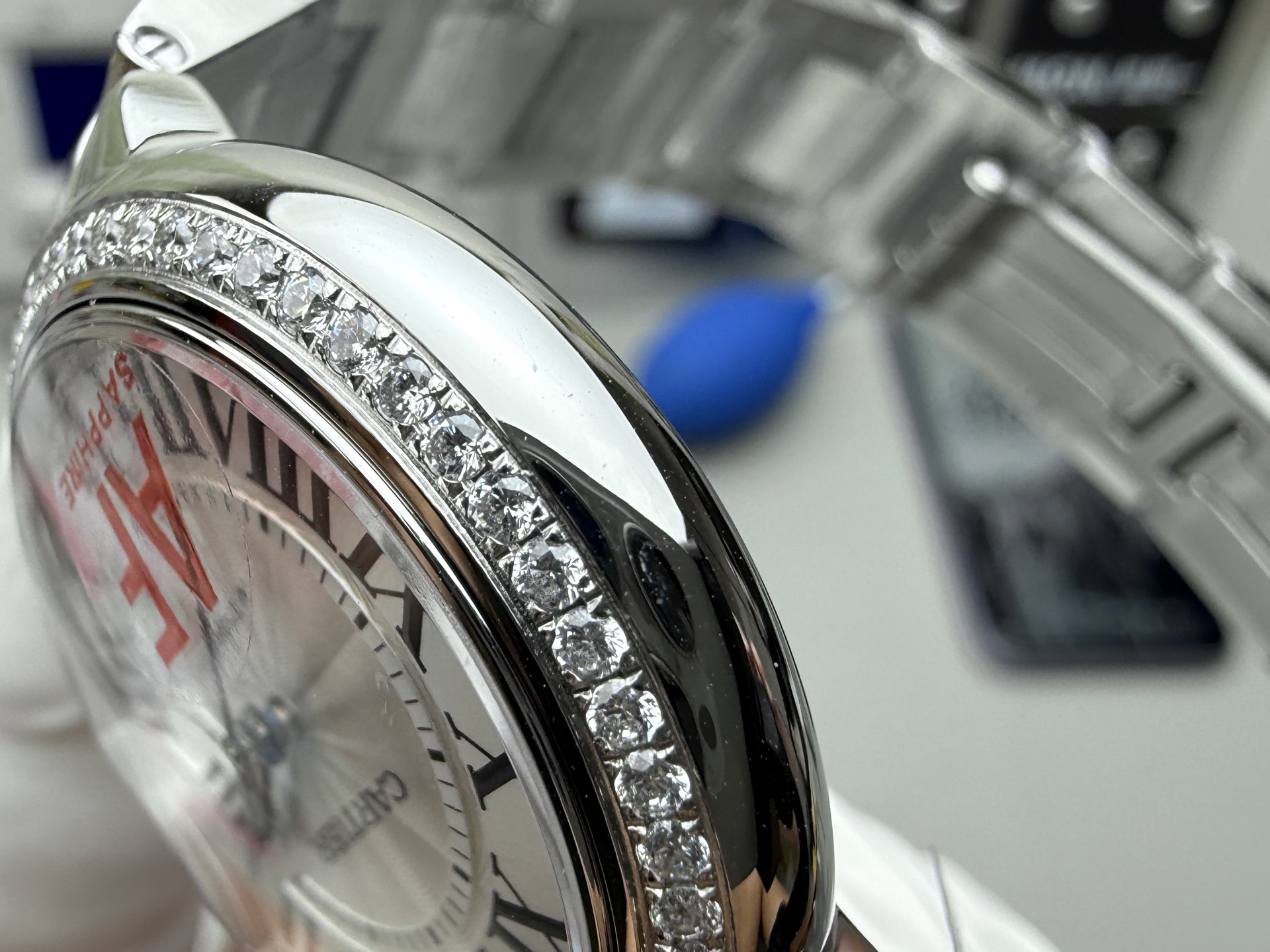 Cartier AF 钻圈蓝气球33mm