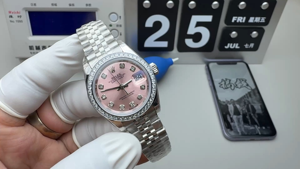 Rolex 28mm粉钻日志