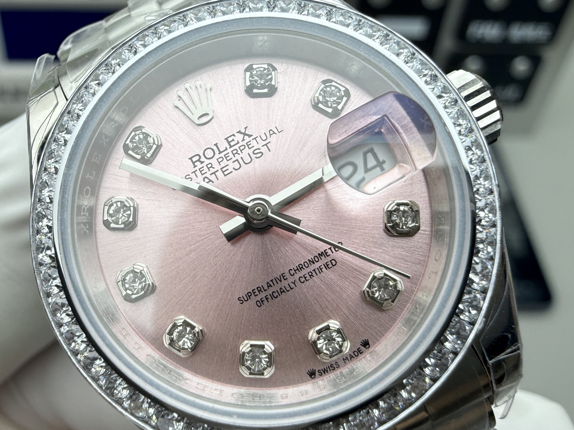 Rolex 28mm粉钻日志