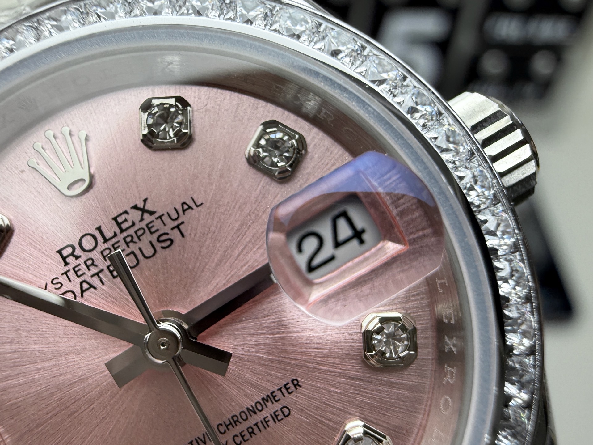 Rolex 28mm粉钻日志