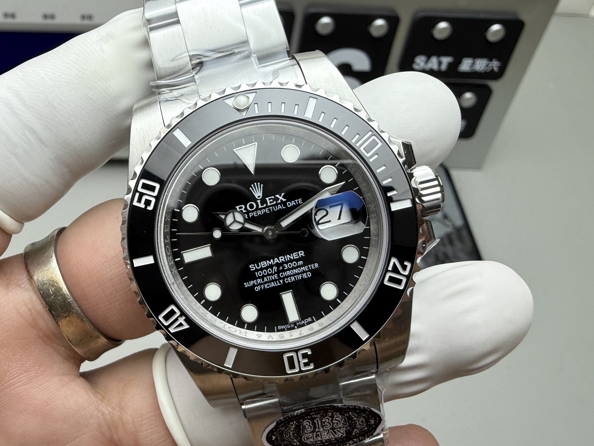 Rolex 最强分C40黑水鬼 丹东3135机