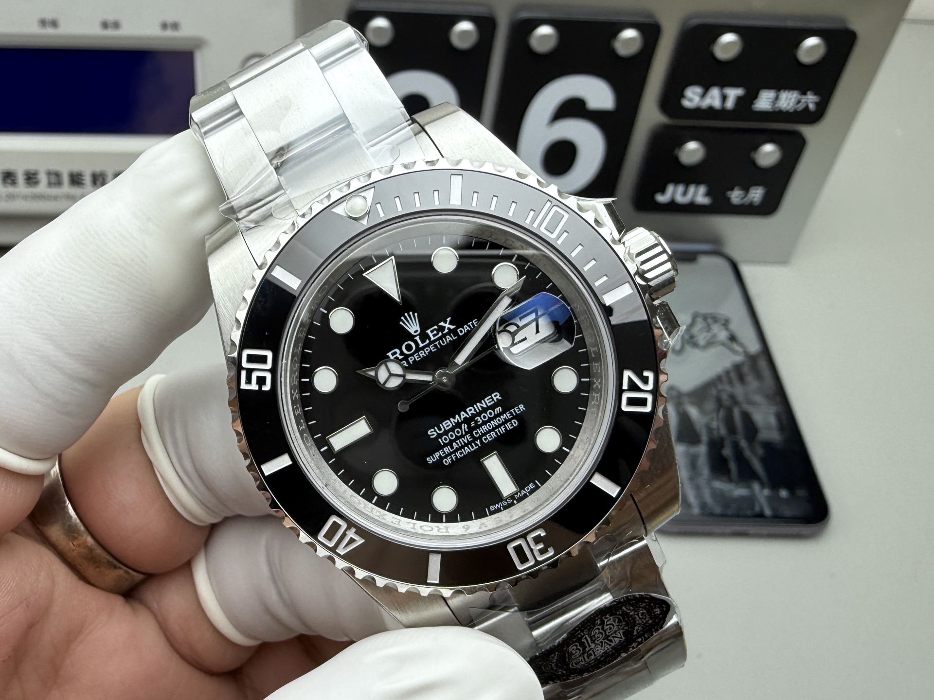 Rolex 最强分C40黑水鬼 丹东3135机