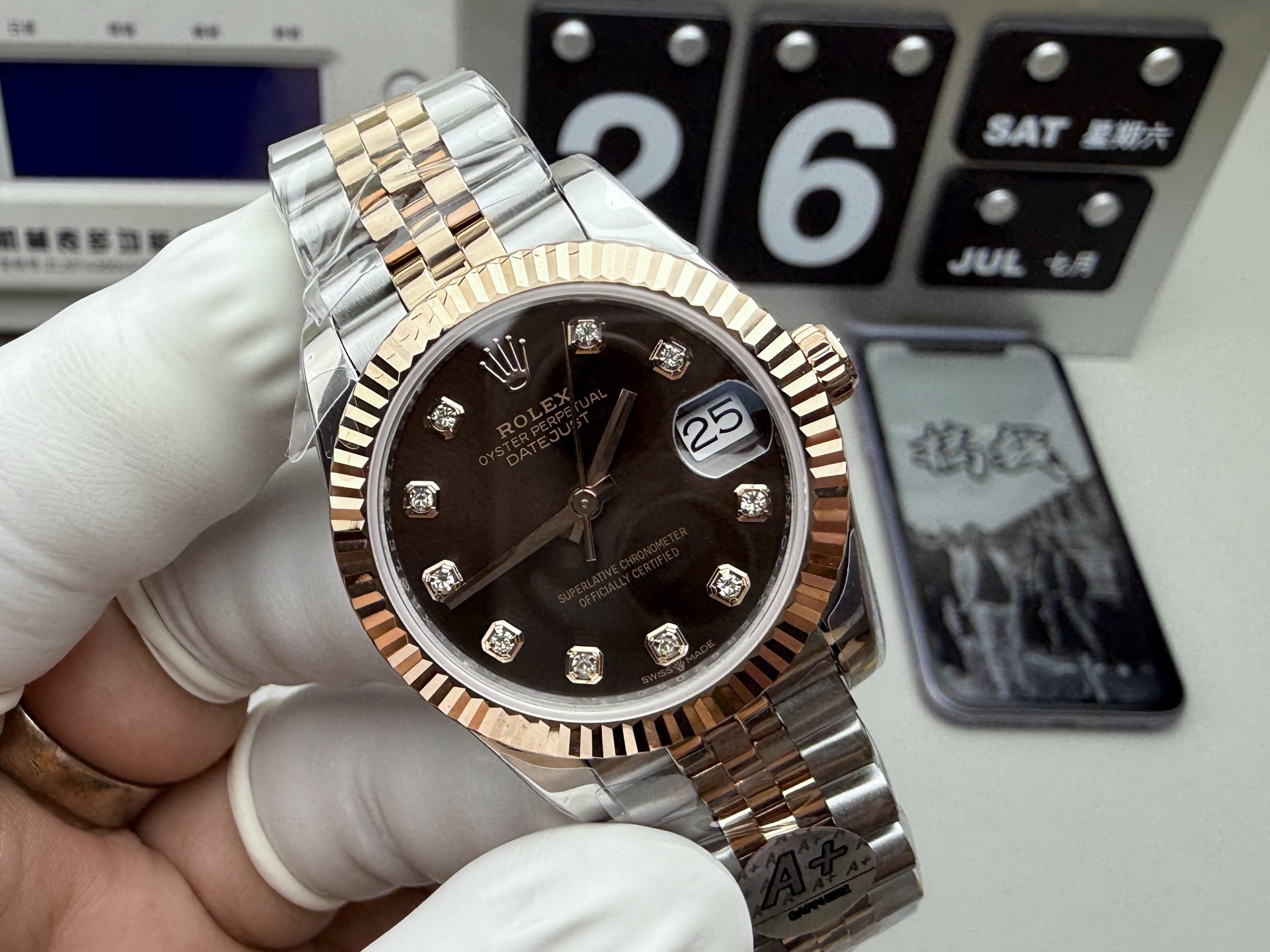Rolex A+ 间金日志31mm