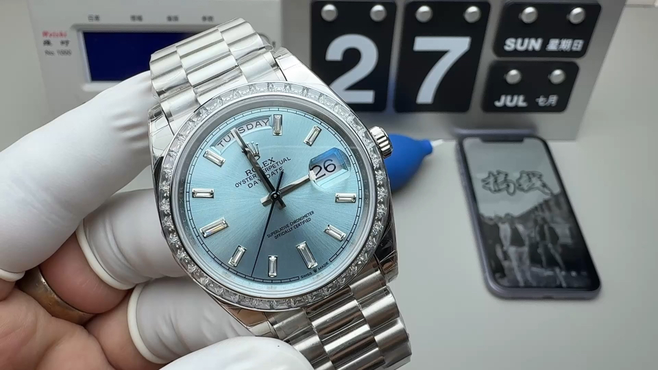 Rolex 配重冰蓝DD