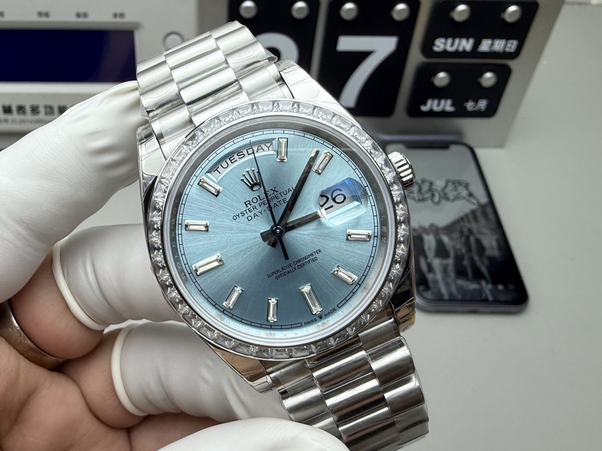 Rolex 配重冰蓝DD
