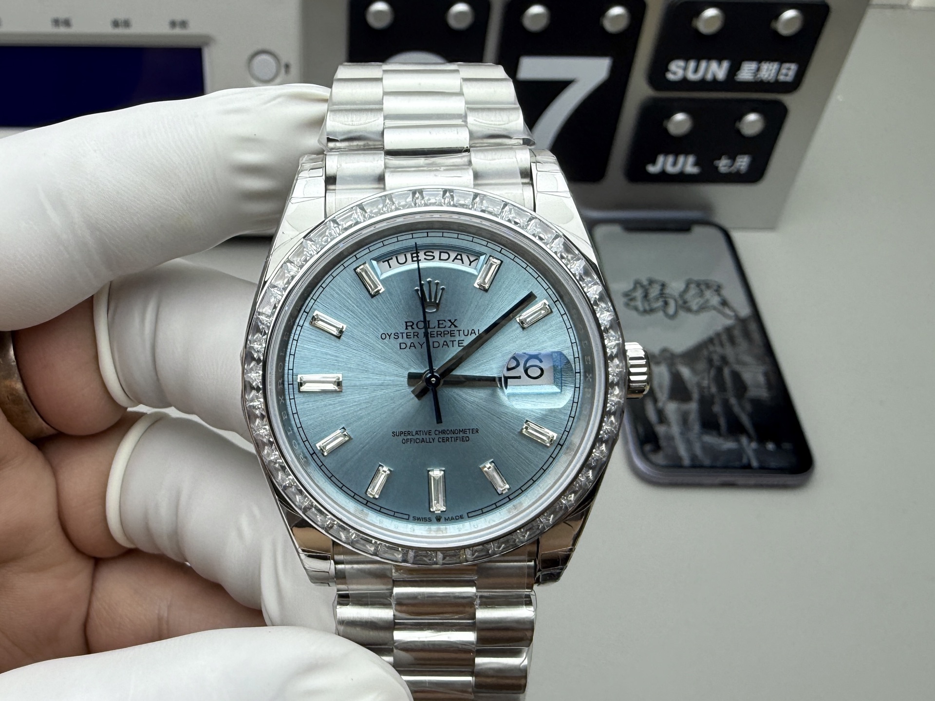 Rolex 配重冰蓝DD