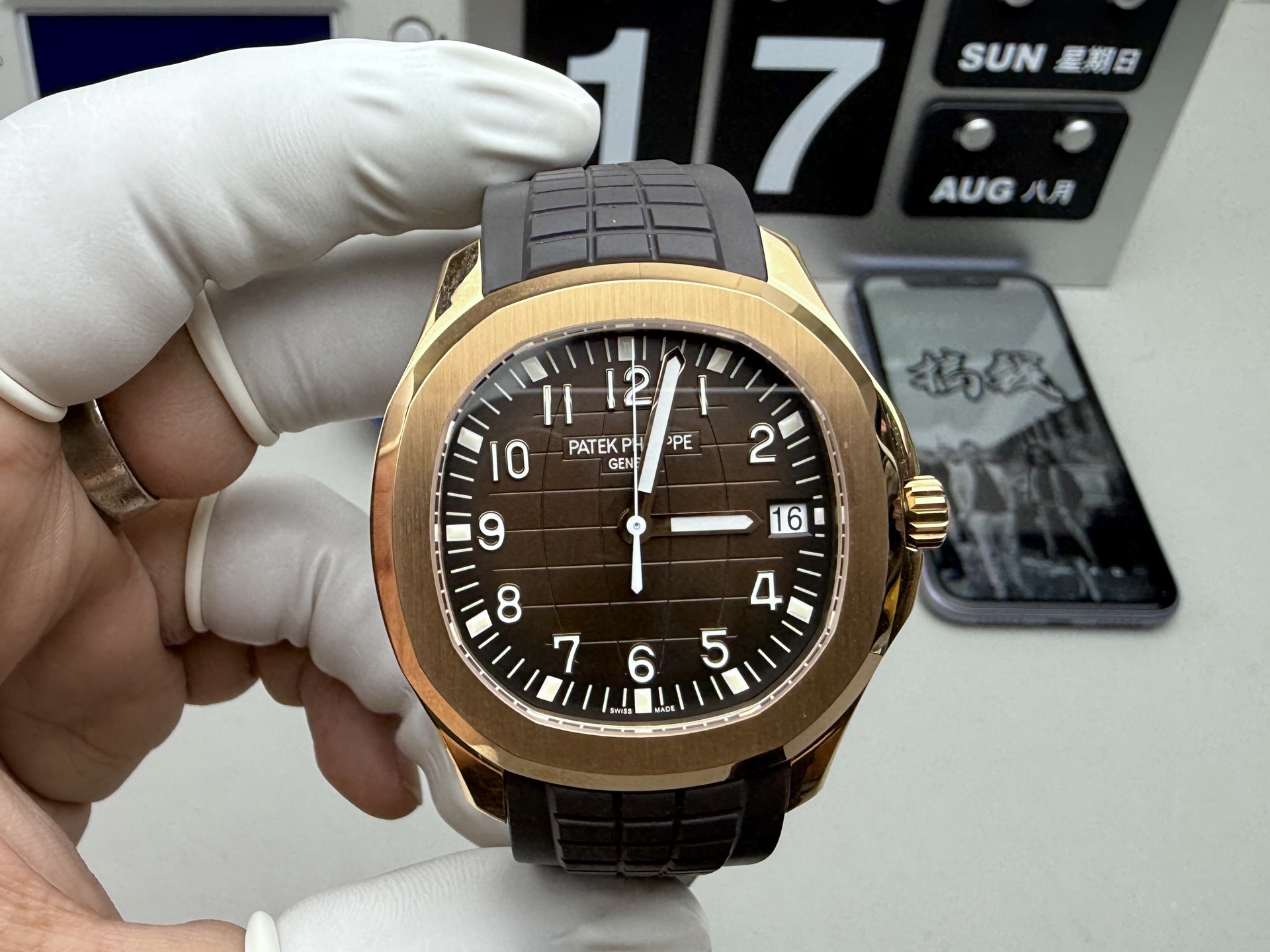 NO:662944,3K rose gold grenade, real shots before shipping!  ,198609093K 玫瑰金手雷 出货实拍！,,Watch