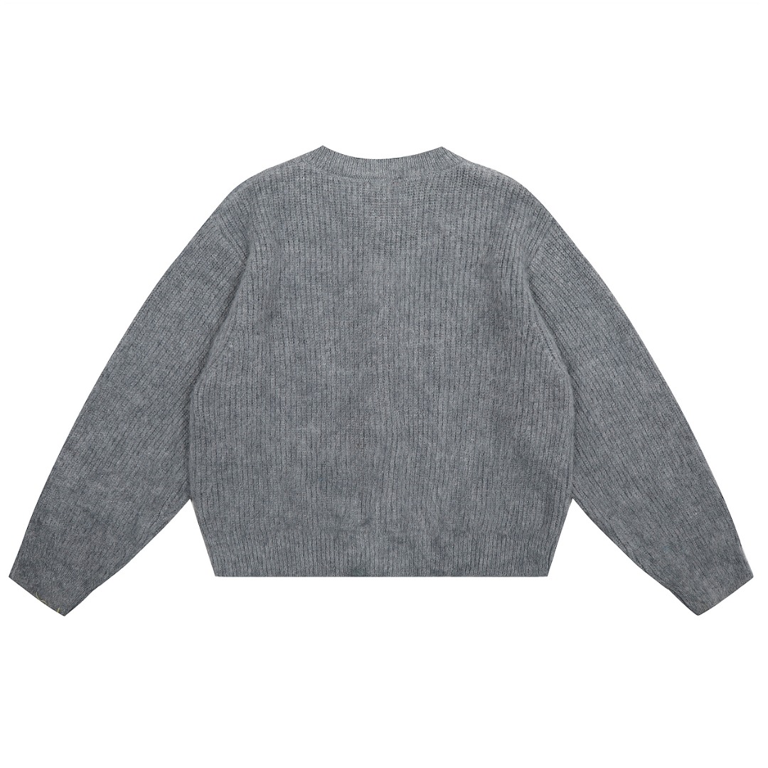 Spring 25th Collection: Top Quality Wool Embroidery Design Sweater in Three Colors - 图片 2