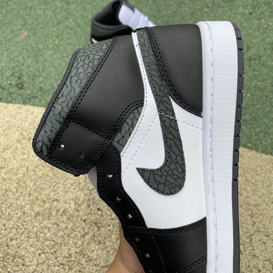 aj1mid黑白爆裂尺码40-46纯原版️AirJordan1MidAJ1黑白爆裂熊猫中帮篮球鞋FB99