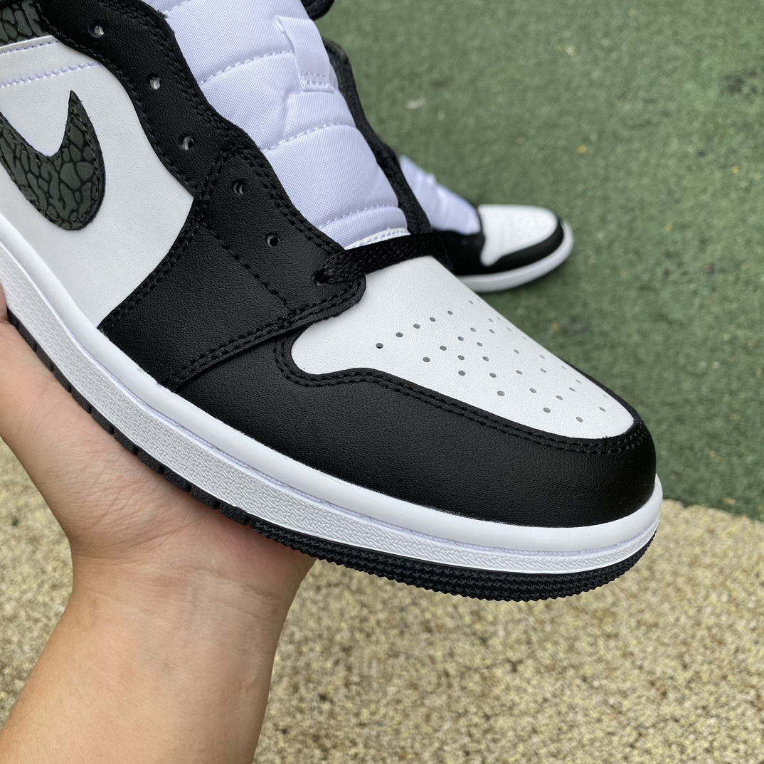 aj1mid黑白爆裂尺码40-46纯原版️AirJordan1MidAJ1黑白爆裂熊猫中帮篮球鞋FB99