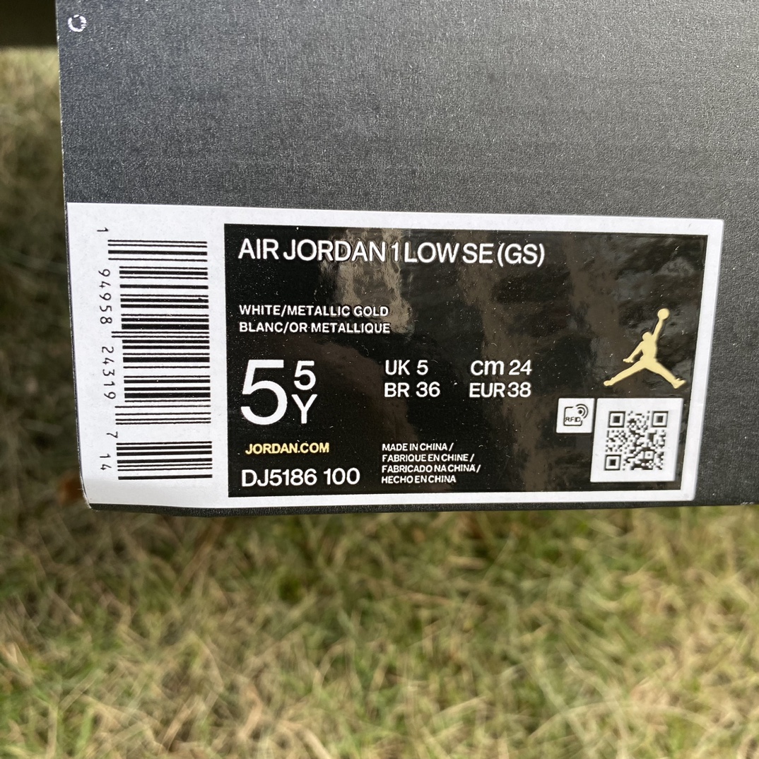 aj1白红金low尺码35.5-40y纯原版️AirJordan1LowAJ1白红金扑克低帮篮球鞋DJ5