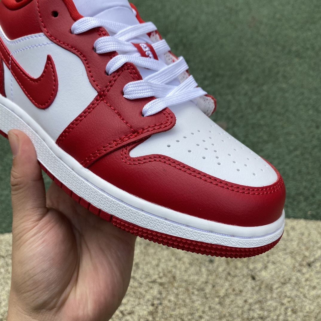 aj1白红low尺码35.5-40AirJordan1Low黑红低帮复古耐磨运动篮球鞋553560-61