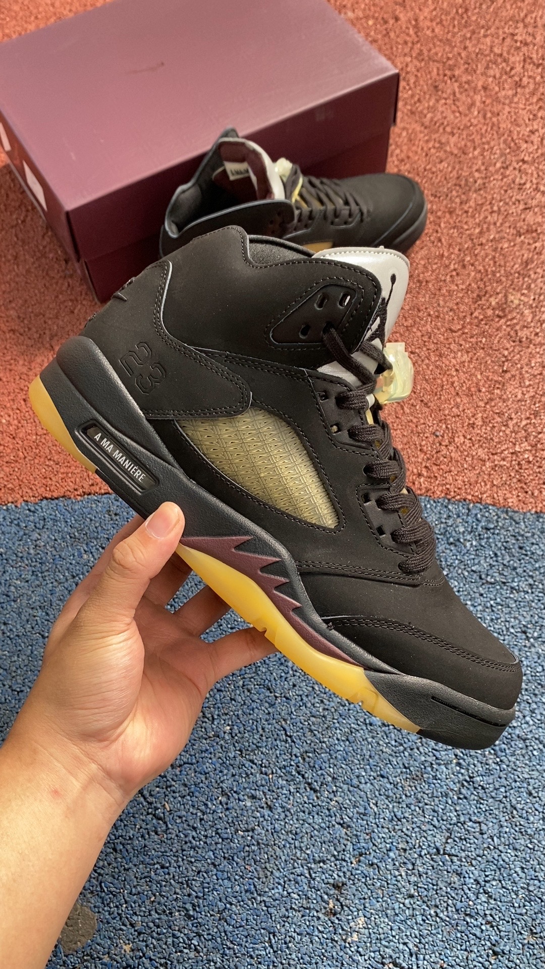 aj5amm黑红尺码40-47.5纯原版️AMaManiérexAirJordan5AJ5黑红fd133