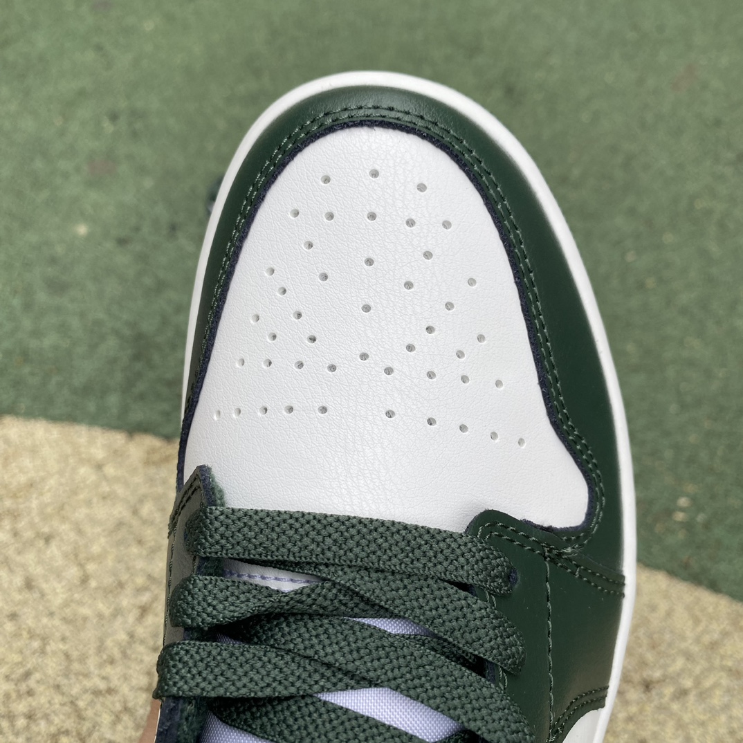 aj1橄榄绿low尺码40-46纯原版️AirJordan1LowAJ1橄榄绿白色低帮篮球鞋DC0774